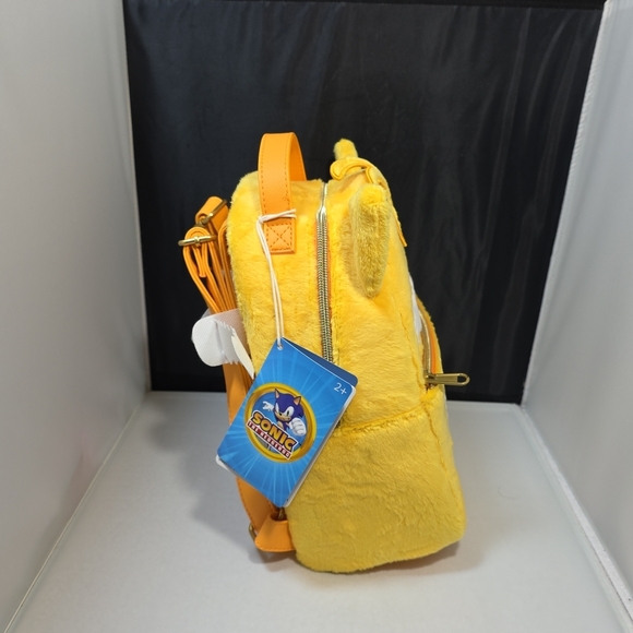 Loungefly Sonic the Hedgehog Tails Plush Mini Backpack NWT - Picture 4 of 6